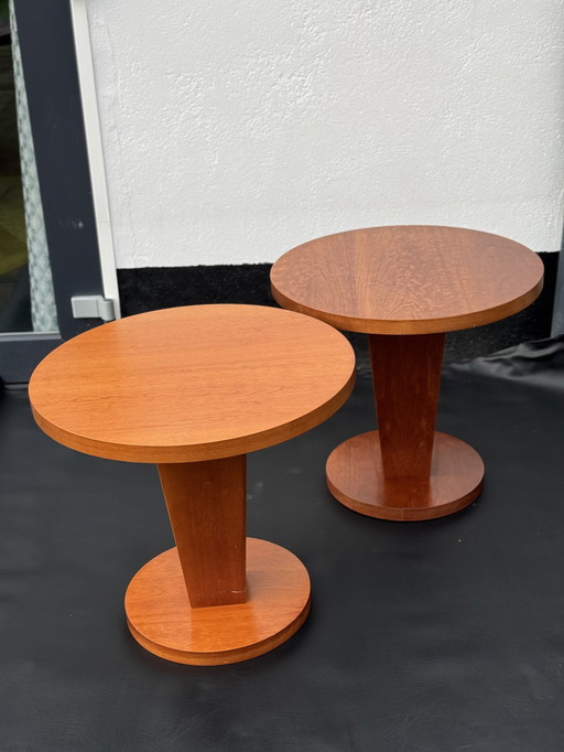 Paire de tables d'appoint d'inspiration Art Déco