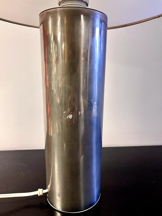 Image 1 of Lampe À Poser Cylindrique Chromée, 1970S