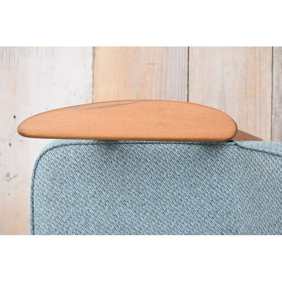 Image 1 of Fauteuil vintage vert clair par J. Chierowski pour Dolnoslaska Furniture Factory Swiebodzice, Pologne, années 1960