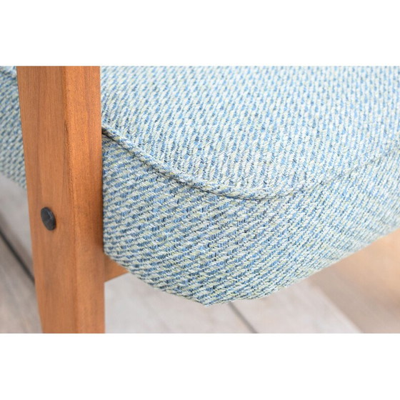 Image 1 of Fauteuil vintage vert clair par J. Chierowski pour Dolnoslaska Furniture Factory Swiebodzice, Pologne, années 1960