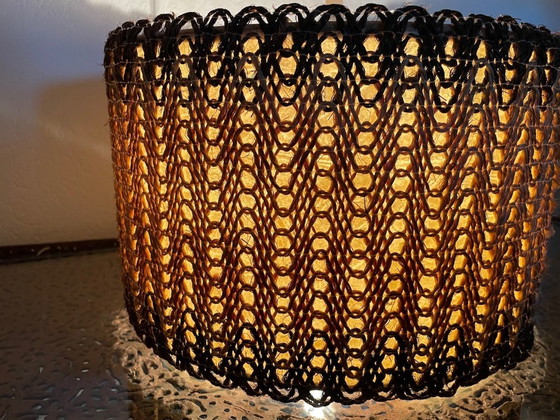 Image 1 of Vintage, Sisal Rope, lampe suspendue, 1970's