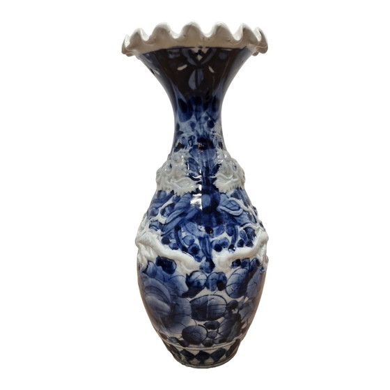 Image 1 of Vase vintage en porcelaine japonaise avec dragon