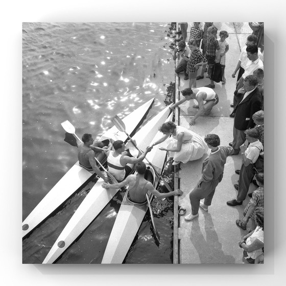 Image 1 of Impression historique C Lamda : Strijd Op De Bosbaan, Amsterdam 1958