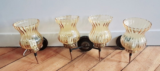 Image 1 of Quatre Appliques, Années 1950