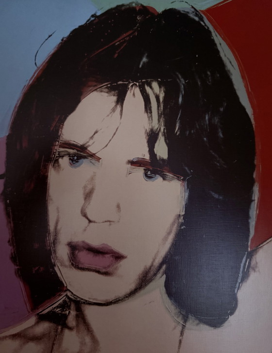 Image 1 of Andy Warhol : "Mick Jagger, 1975". ©2007 Fondation Andy Warhol pour les arts visuels, New York.