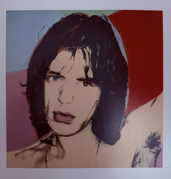 Image 1 of Andy Warhol : "Mick Jagger, 1975". ©2007 Fondation Andy Warhol pour les arts visuels, New York.