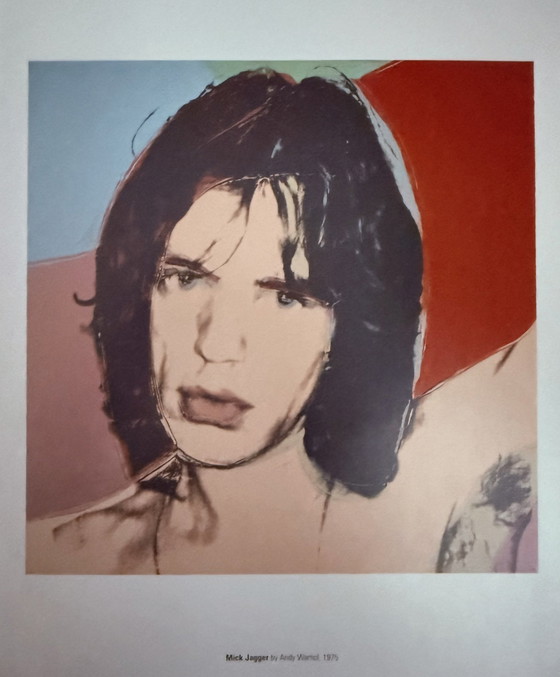 Image 1 of Andy Warhol : "Mick Jagger, 1975". ©2007 Fondation Andy Warhol pour les arts visuels, New York.