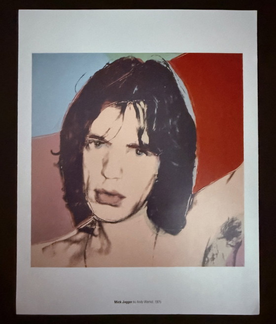 Image 1 of Andy Warhol : "Mick Jagger, 1975". ©2007 Fondation Andy Warhol pour les arts visuels, New York.