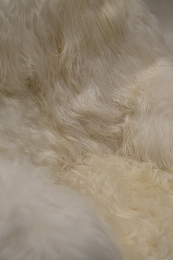 Image 1 of Fauteuil 'Yeti' en tissu mouton