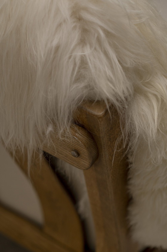 Image 1 of Fauteuil 'Yeti' en tissu mouton