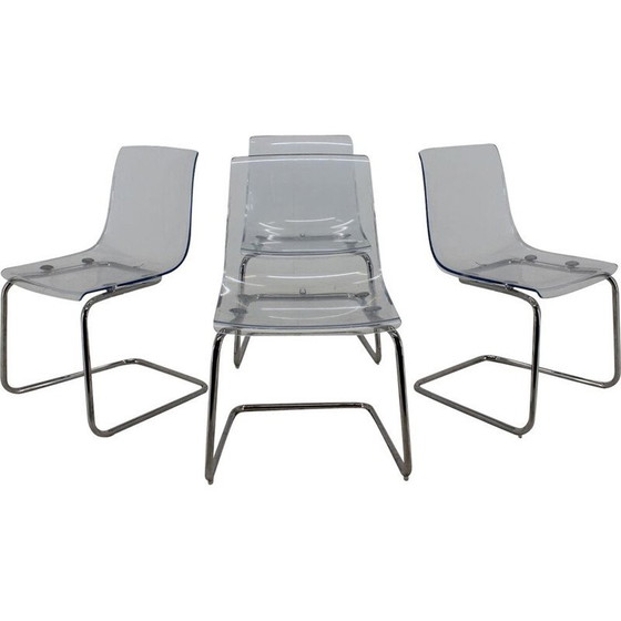 Image 1 of Ensemble de 4 chaises de salle à manger vintage IKEA, années 1990