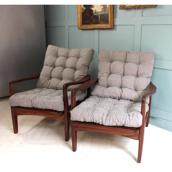 Image 1 of Paire de fauteuils du Mid Century par R W Toothill
