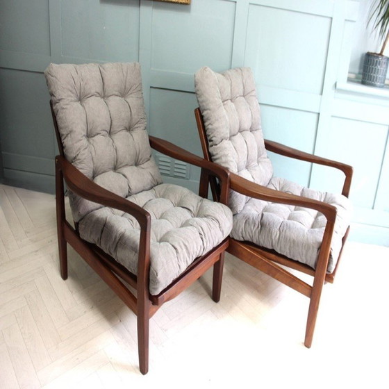 Image 1 of Paire de fauteuils du Mid Century par R W Toothill