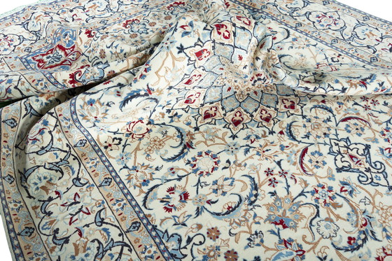 Image 1 of 362 X 254 cm Tapis Naïn 9 La noué à la main avec de la soie