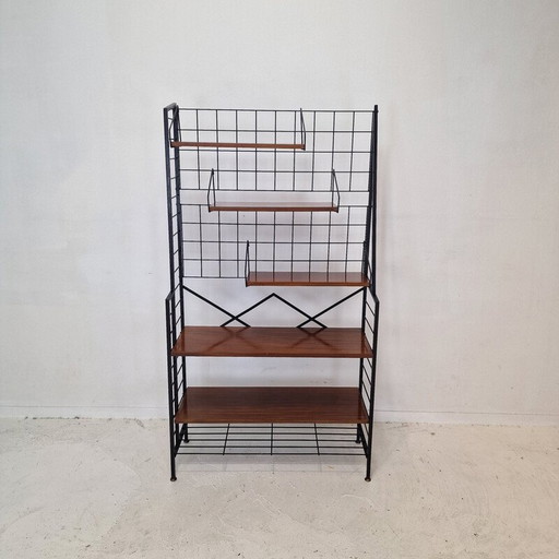 Etagère vintage en teck, Italie 1950