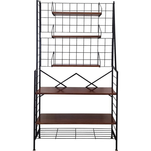 Etagère vintage en teck, Italie 1950