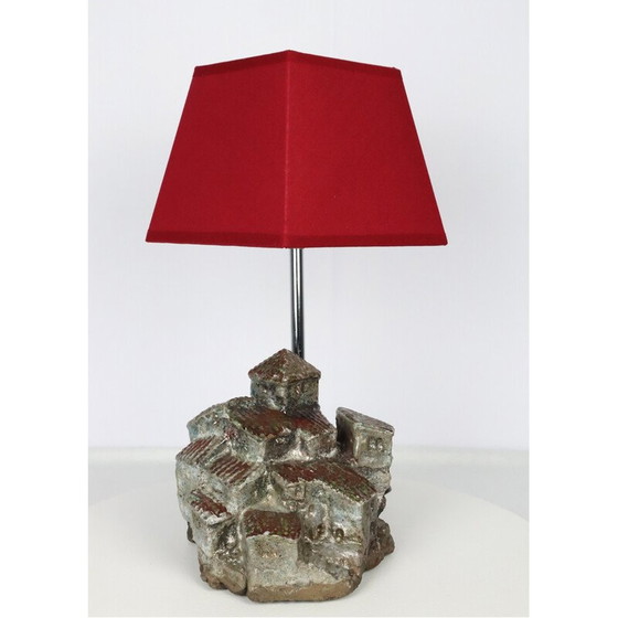 Image 1 of Lampe vintage en céramique par Argans Michel, 1990