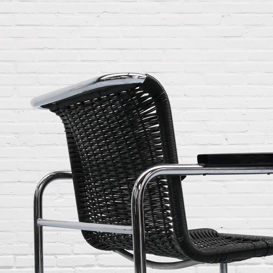 Image 1 of Chaise Bauhaus à structure tubulaire