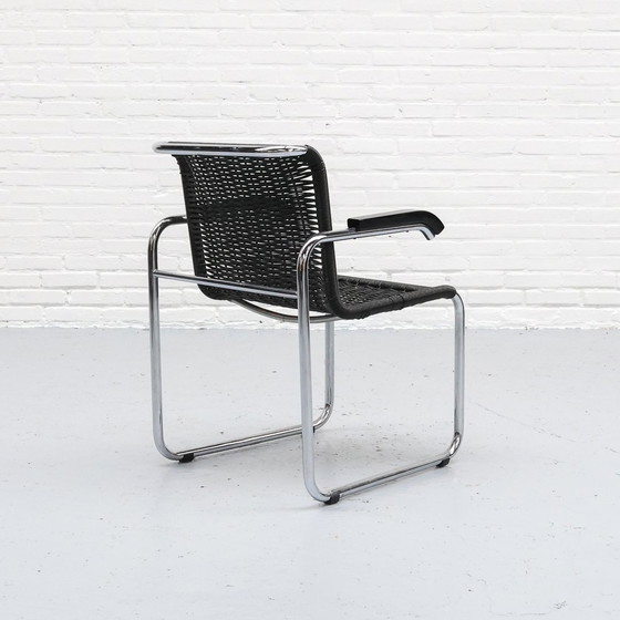 Image 1 of Chaise Bauhaus à structure tubulaire