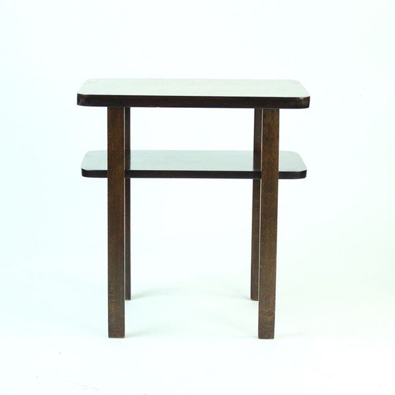 Image 1 of Table basse vintage en placage de noyer pour Up Zavody, Tchécoslovaquie 1930
