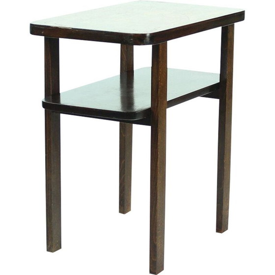 Image 1 of Table basse vintage en placage de noyer pour Up Zavody, Tchécoslovaquie 1930