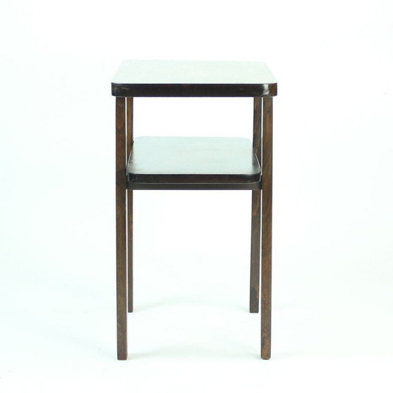Image 1 of Table basse vintage en placage de noyer pour Up Zavody, Tchécoslovaquie 1930