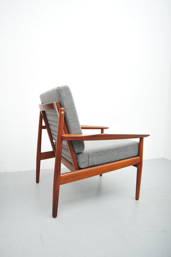 Image 1 of 2x Glostrup Lounge Chair en teck 1958