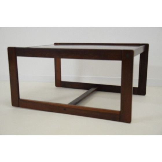 Image 1 of Table basse scandinave vintage en bois de rose, 1970