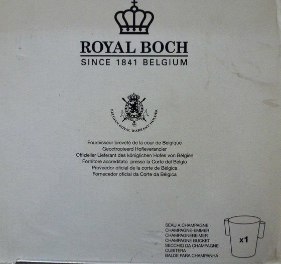 Image 1 of Seau à champagne design Royal Boch.