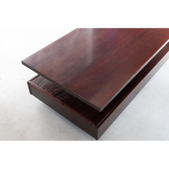 Image 1 of Table basse vintage en acajou, 1980