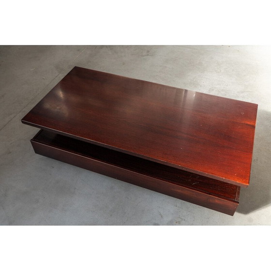 Image 1 of Table basse vintage en acajou, 1980