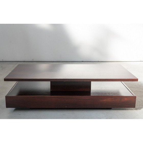Image 1 of Table basse vintage en acajou, 1980