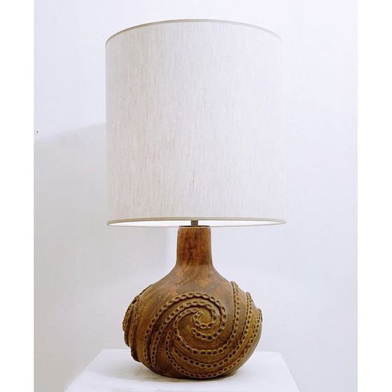 Image 1 of Lampe de table en céramique du milieu du siècle, Belgique années 1960