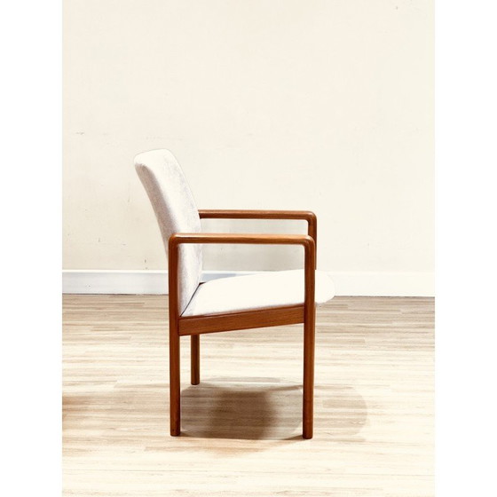 Image 1 of Ensemble de 4 fauteuils vintage en teck de Dyrlund, Danemark 1960