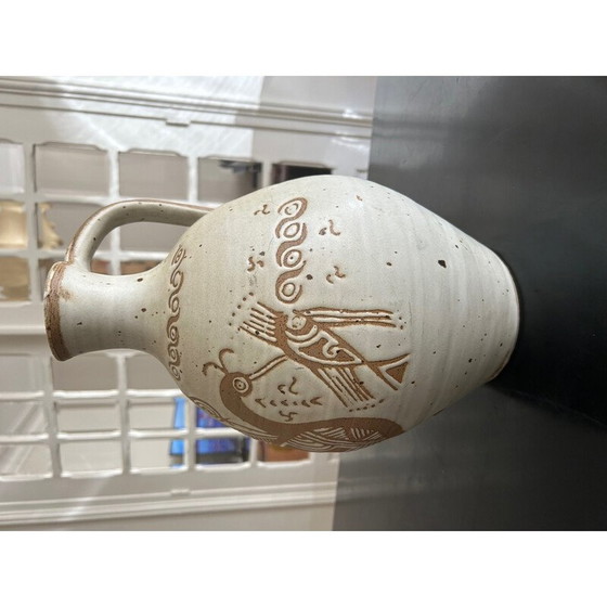 Image 1 of Pichet en céramique vintage pour le monastère de Bethléem, 1970
