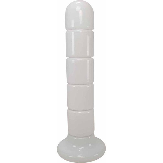 Image 1 of Lampadaire Zea en verre opalin vintage italien par Salocchi pour Lumenform, 1970