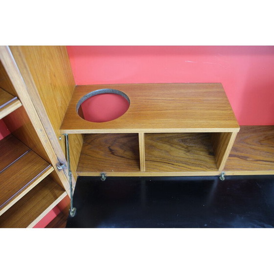 Image 1 of Meuble de bar pliant vintage en teck par Johannes Andersen, Danemark années 1960