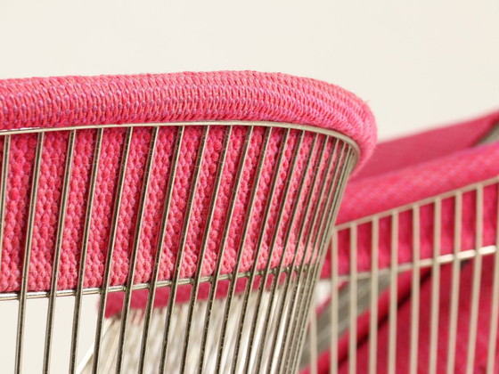 Image 1 of Ensemble de salle à manger en fil de fer par Warren Platner pour Knoll International, États-Unis, années 1980