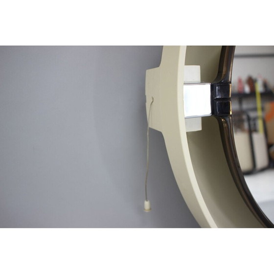 Image 1 of Miroir rétro-éclairé vintage par Allibert, Italie 1970