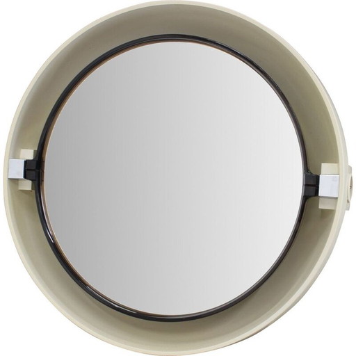 Miroir rétro-éclairé vintage par Allibert, Italie 1970