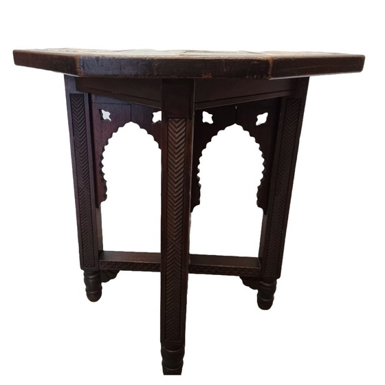 Image 1 of Table d'appoint vintage du sud de l'Europe à plateau carrelé 2Th Half 20S