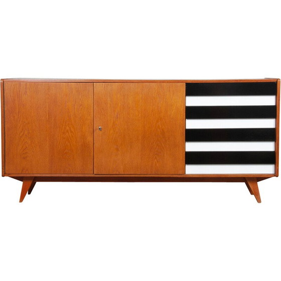 Image 1 of Buffet vintage modèle U-460 en chêne par Jiri Jiroutek pour Interier Praha, Tchécoslovaquie 1960