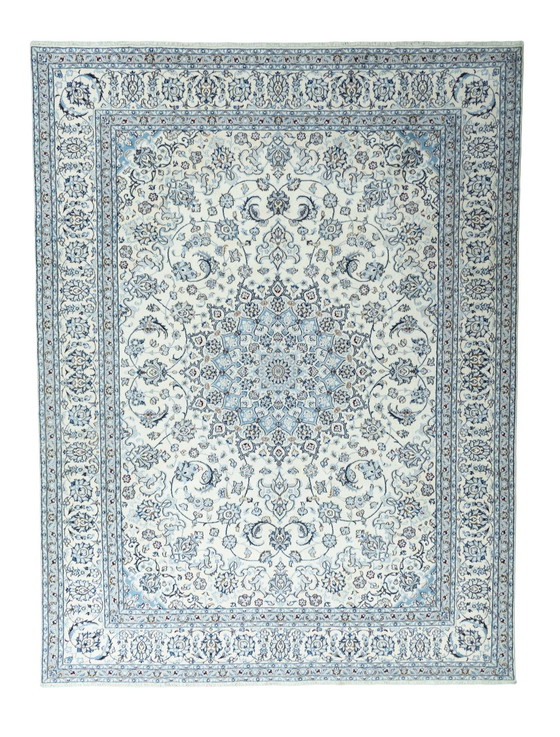 Image 1 of Tapis Naïn noué à la main avec de la soie - 386 X 293 cm