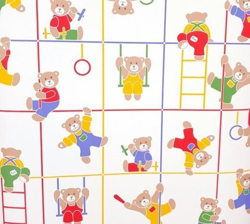 12815 Papier peint Vintage 90s Bears Papier peint pour enfants