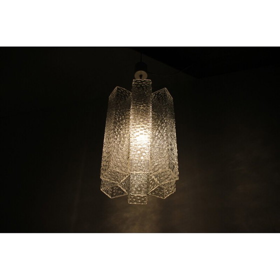 Image 1 of Lustre en verre du milieu du siècle par Kamenicky Senov, 1970
