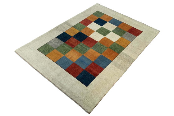 Image 1 of Tapis nomade Gabbeh noué à la main - 206 X 151 cm