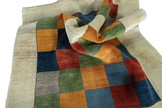 Image 1 of Tapis nomade Gabbeh noué à la main - 206 X 151 cm