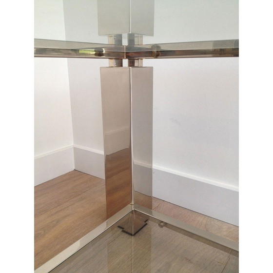 Image 1 of Table basse vintage chromée, 1970