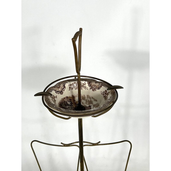 Image 1 of Porte-revues vintage en laiton, Italie 1950s