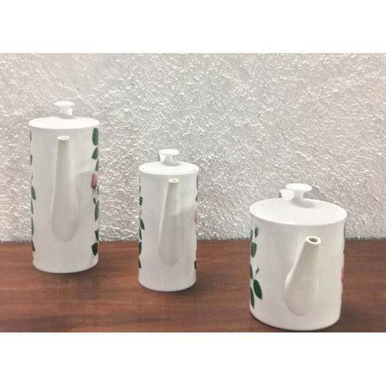 Image 1 of Ensemble vintage de théières, cafetières et chocolatières par Arzberg, Allemagne 1970